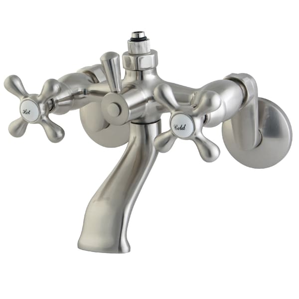 Tub Faucet Body, Brushed Nickel, Wall